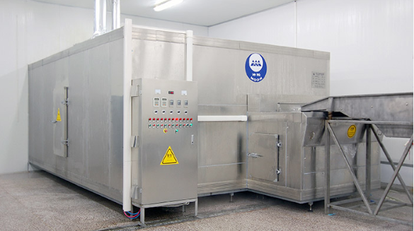 Dispositivo de Congelación Rápida Fluidizado